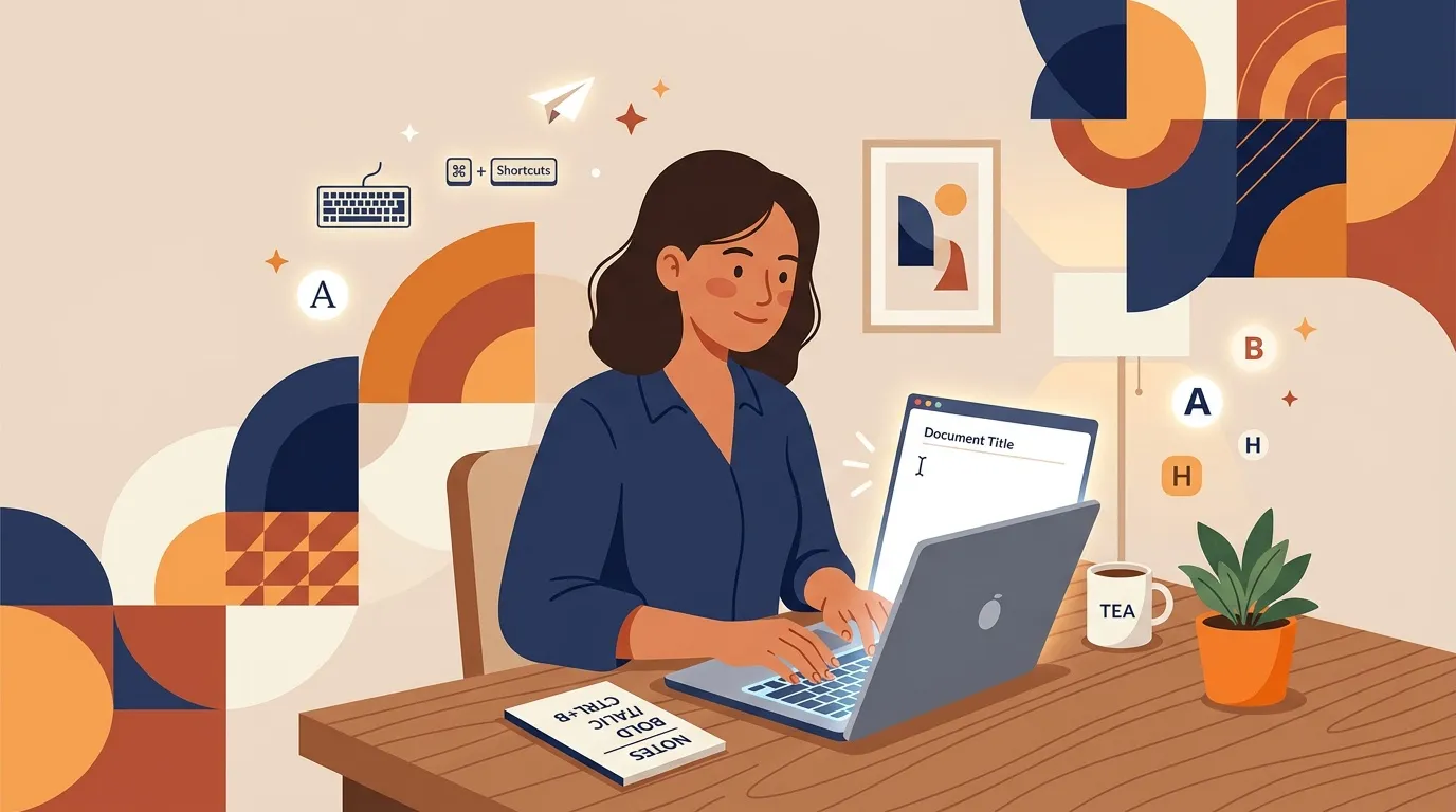 Femme assise &agrave; un bureau travaillant sur son ordinateur portable